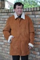 Denver Spanish Merino Shearling Sheepskin Coat - Size XL