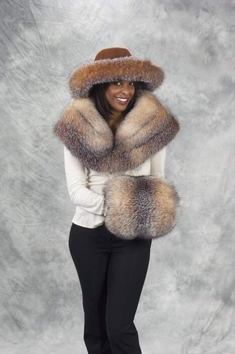 Women's Fox Barrel Hand Muffs