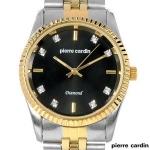 PIERRE CARDIN Gentlemans Watch With Genuine Diamonds