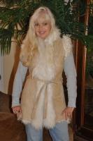 Lily Toscana Fur Vest - Size 2