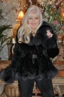 Momma Mia Black Knitted Mink Jacket - Size 8 and 10