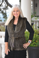 Olive Rex Rabbit Knitted Vest