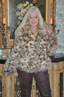 Captivating Leopard Print Fox Jacket - Size 8