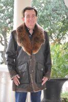 Western Shearling Sheepskin With Beaver Collar - Size L