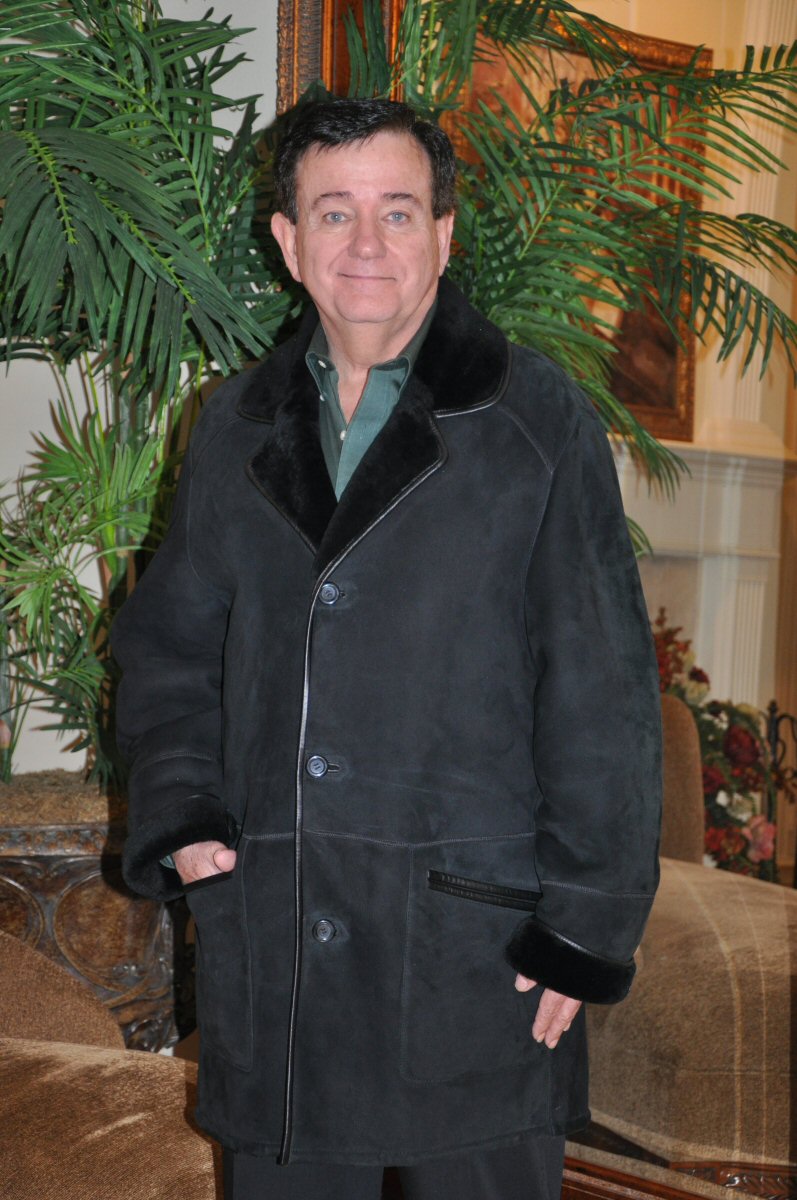 Gentlemens Black Suede Shearling 