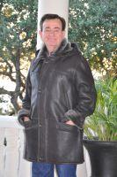 Leadville Detachable Hood Shearling Sheepskin Coat - XL