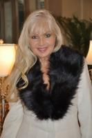 Deep Purple Fox Collar