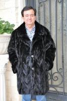 Cambridge Black Mink Section Coat