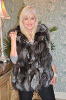 Stunning Silver Fox Vest