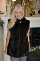 Glamore Mahogany Mink Fur Vest