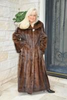 Extravaganza Demi Buff Fully Let-Out Mink Coat 52"