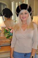 Black Fox And Finn Raccoon Inserts With Black Suede Crown