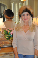 Cross Fox And Black Sheared Beaver Hat