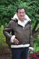 B-3 Detachable Hooded Sheepskin Bomber Jacket