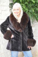 Michaela Sheared Beaver With Fox Trim