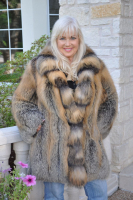Linda Cross Fox Coat