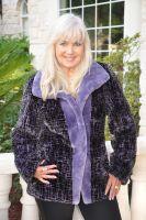Sally Lavender Sheared Beaver Jacket