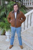 Austin Napa Shearling Sheepskin Jacket - Size XL
