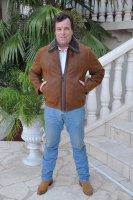 Austin Napa Shearling Sheepskin Jacket - Size XL