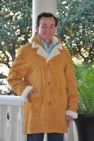 Palomino Detachble Hood Shearling Sheepskin Coat - Size XL