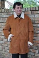 Denver Spanish Merino Shearling Sheepskin Coat - Size XL