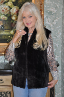Nice And Easy Black Sheared Beaver Fur Vest