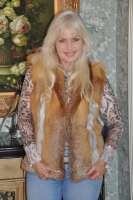 Fancy Red Fox Fur Vest