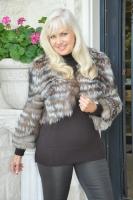 Bleached Silver Fox Bolero