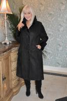 That Touch of Mink Shearling Sheepskin In Black - Sizes 14 and 16