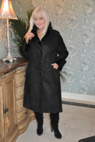 That Touch of Mink Shearling Sheepskin In Black - Sizes 14 and 16