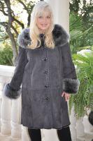 Ladies Delight Spanish Merino Shearling Sheepskin Coat - Size 10