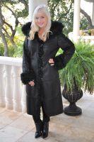 Bella Beauty Hooded Spanish Merino Shearling Sheepskin Coat