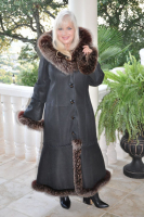 St. Petersburg Sophtisticate Spanish Merino Shearling Sheepskin Coat