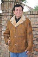 Richmond Nubuck Spanish Merino Shearling Sheepskin Coat - M