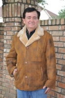 Richmond Nubuck Spanish Merino Shearling Sheepskin Coat - M