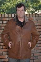 Phoenix Dark Walnut Napa Shearling Coat - Size 2X