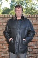 Little Rock Black Napa Spanish Shearling Sheepskin Coat - Sizes M, L, 2X and 3X