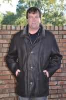 City Limits Espresso Nubuck Shearling Sheepskin Coat - Sizes L and XL