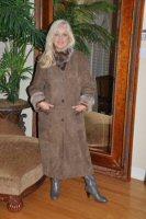 Cafe Latte Spanish Merino Shearling Sheepskin Coat