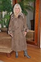 Cafe Latte Spanish Merino Shearling Sheepskin Coat