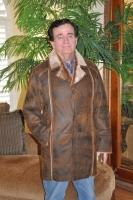 Wyoming Rancher Spanish Merino Shearling Sheepskin Coat - Sizes S, XL and 2XL