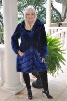 My Blue Heaven Sheared Mink Coat