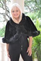 Maria Sheared Mink Capelet