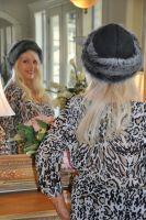 Shearling Black Suede Hat With Brisa Toscana Brim