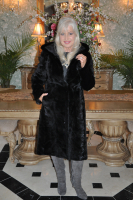 Lovely Long Reversible Black Mink Parka
