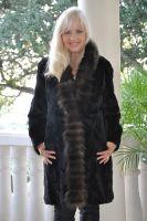 Practical Glam Section Mink With Sable Trim