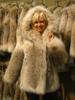 Canadian Lynx Wth Parka Hood - Size 8