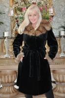 Sable Accented Black Sheared Mink Coat