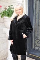 Girls Best Friend Reversibe Black Sheared Mink Coat