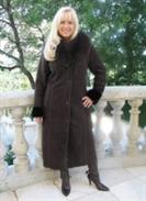 Charming Lady Spanish Merino Shearling Sheepskin Coat